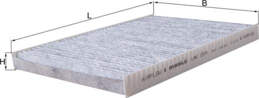 KNECHT LAK 1574 — Filtr kabinowy