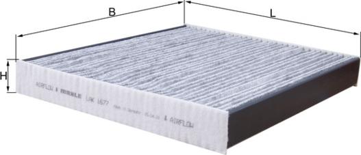KNECHT LAK 1677 — Filtr kabinowy