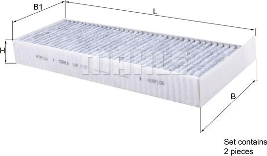 KNECHT LAK 1157/S — Filtr kabinowy