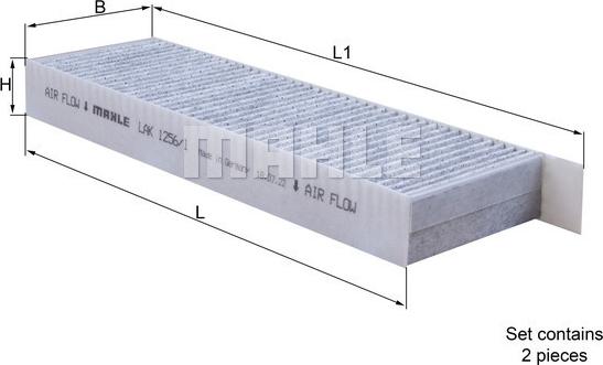 KNECHT LAK 1256/1/S — Filtr kabinowy