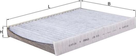 KNECHT LAK 816 — Filtr kabinowy