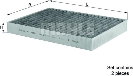 KNECHT LAK 292/S — Filtr kabinowy