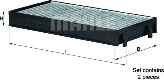 KNECHT LAK 221/S — Filtr kabinowy