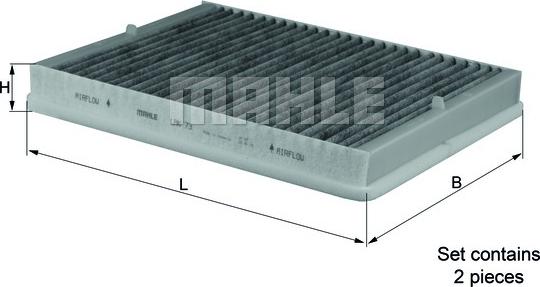 KNECHT LAK 73/S — Filtr kabinowy