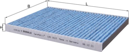 KNECHT LAO1613 — Filtr kabinowy