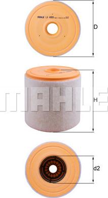 KNECHT LX 4959 - Filtr powietrza