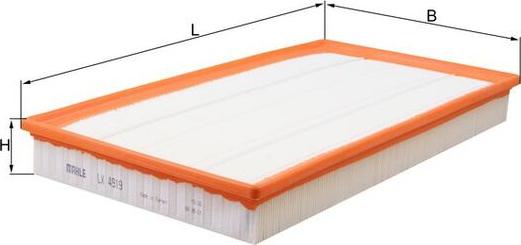 KNECHT LX 4919 — Filtr powietrza