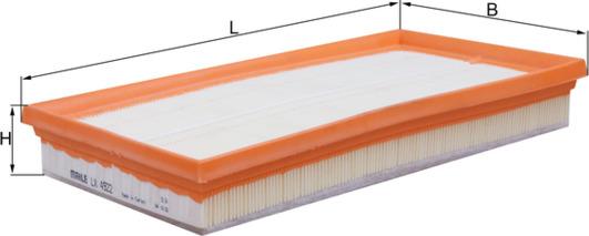 KNECHT LX4922 - Filtr powietrza