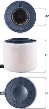 KNECHT LX 4410 - Filtr powietrza