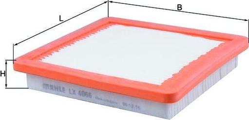 KNECHT LX 4066 - Filtr powietrza