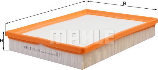 KNECHT LX 4849 — Filtr powietrza