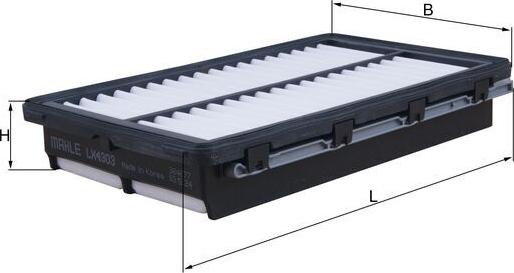 KNECHT LX 4303 — Filtr powietrza