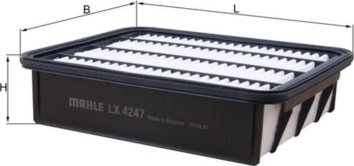 KNECHT LX 4247 - Filtr powietrza