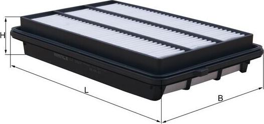 KNECHT LX 5820 — Filtr powietrza