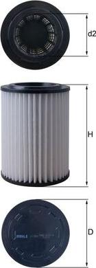 KNECHT LX 5363 — Filtr powietrza