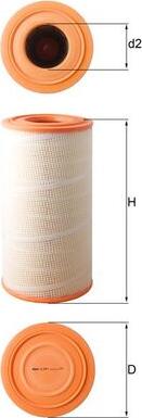 MAHLE LX 619/1 — Filtr powietrza