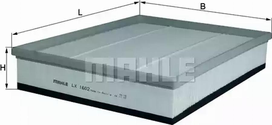 KNECHT LX 1602 - Filtr powietrza