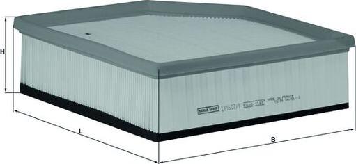 KNECHT LX 1607/1 - Filtr powietrza