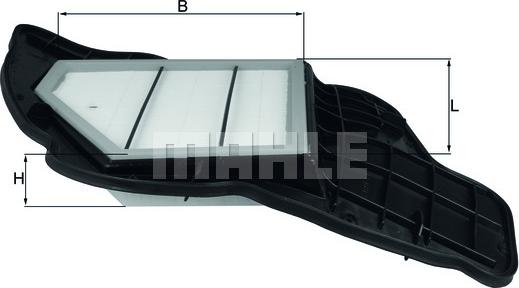 KNECHT LX 1684/5 — Filtr powietrza