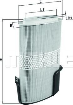 KNECHT LX 1009/6 — Filtr powietrza