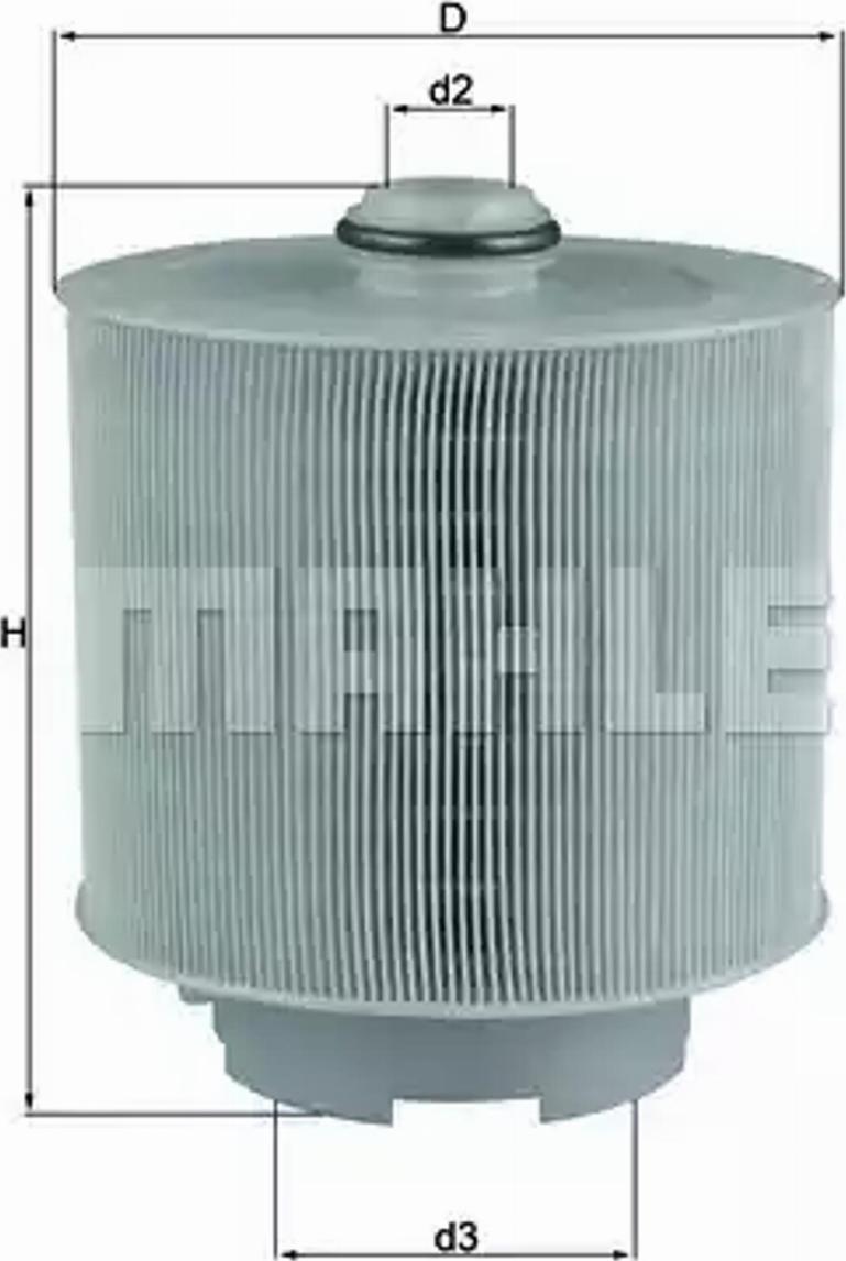 KNECHT LX 1006/2D — Filtr powietrza