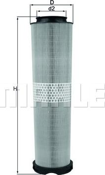 KNECHT LX 816/6 - Filtr powietrza