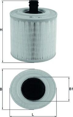 KNECHT LX 3015/14 — Filtr powietrza