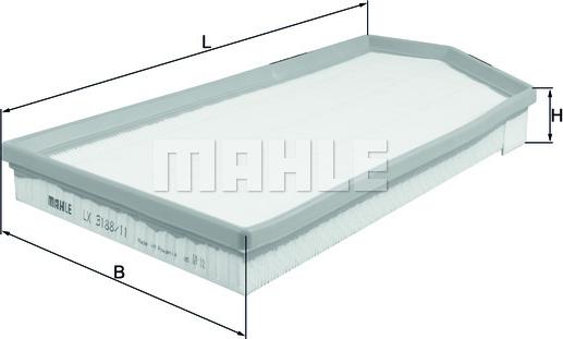 KNECHT LX 3188/11 — Filtr powietrza