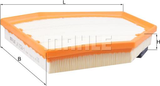 KNECHT LX 3728/1 — Filtr powietrza