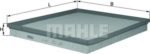 KNECHT LX 2065/1 — Filtr powietrza