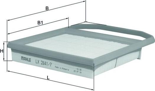 KNECHT LX 2841/7 — Filtr powietrza