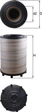 KNECHT LX 2839 - Filtr powietrza
