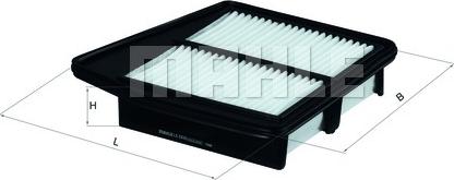 KNECHT LX 2835 - Filtr powietrza
