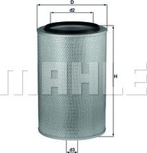 MAHLE LX 273 — Filtr powietrza