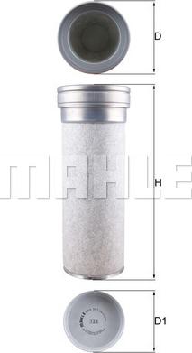 KNECHT LXS 361 — Filtr powietrza wtórnego