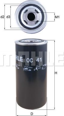 KNECHT OC 41 - Filtr oleju