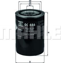 KNECHT OC 486 — Filtr oleju