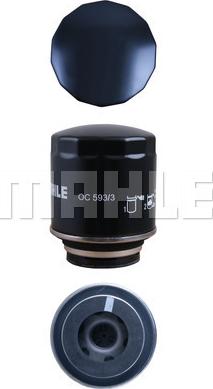 KNECHT OC 593/3 - Filtr oleju