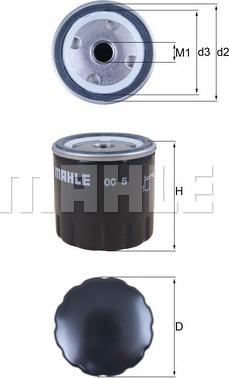 KNECHT OC 5 — Filtr oleju