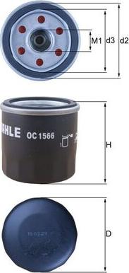 KNECHT OC1566 — Filtr oleju