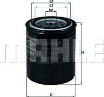 KNECHT OC 109/1 — Filtr oleju