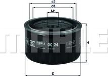 KNECHT OC 24 - Filtr oleju