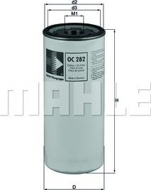 KNECHT OC 282 — Filtr oleju