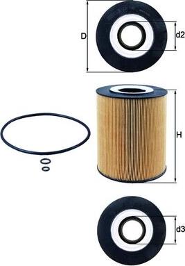 KNECHT OX 146D — Filtr oleju