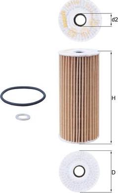 KNECHT OX 1048D — Filtr oleju