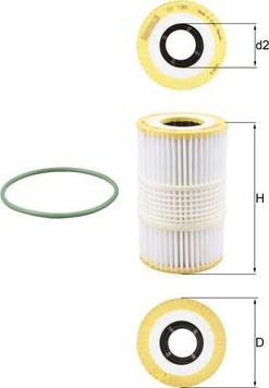 KNECHT OX 1185D — Filtr oleju