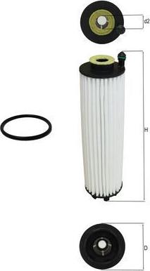 KNECHT OX 1366D - Filtr oleju