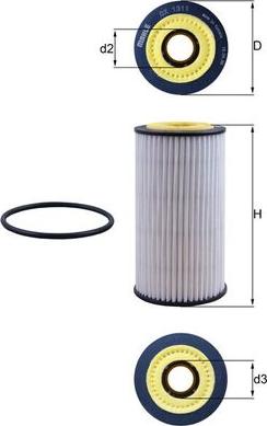 KNECHT OX1311D — Filtr oleju