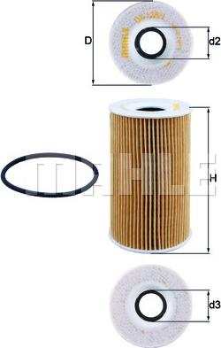 KNECHT OX 128/1D — Filtr oleju
