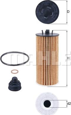 KNECHT OX 815/1D — Filtr oleju